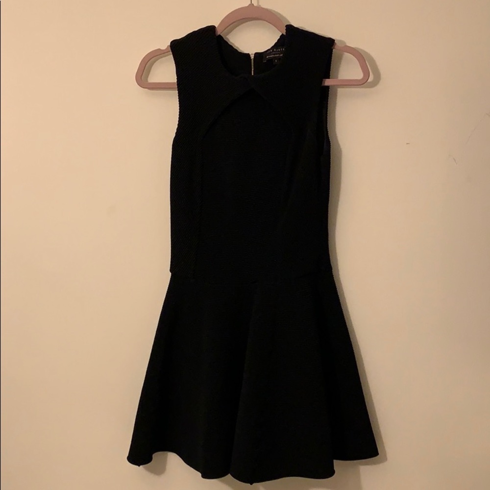 Ted Baker Black Asymmetric Dress